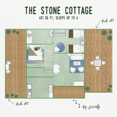 The Stone Cottage Floor Plan